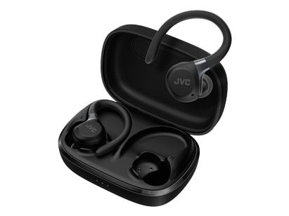 JVC HA-EC75T - True wireless-hodetelefoner med mikrofon - i øret - over-øret-montering - Bluetooth - aktiv støydemping