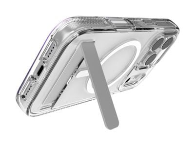 ZAGG Crystal Palace Snap Kickstand (Button Cover), Suojus, Apple, iPhone 17, 16 cm (6.3"), Läpinäkyvä