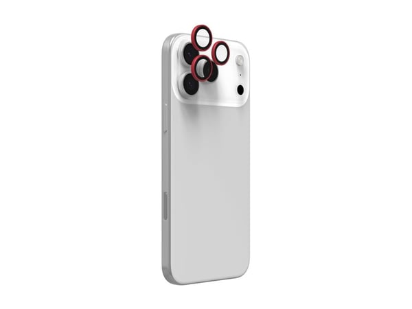 ZAGG InvisibleShield Premium GL - Linsebeskytter for mobiltelefon - rød - for Apple iPhone 15 Pro, 15 Pro Max, 16 Pro, 16 Pro Max, 17 Pro, 17 Pro Max