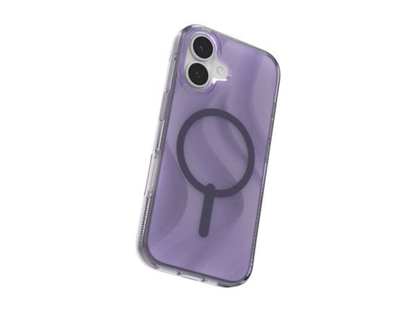 ZAGG Milan Snap - Baksidedeksel for mobiltelefon - MagSafe-samsvar - grafen - glitrende virvel - for Apple iPhone 17