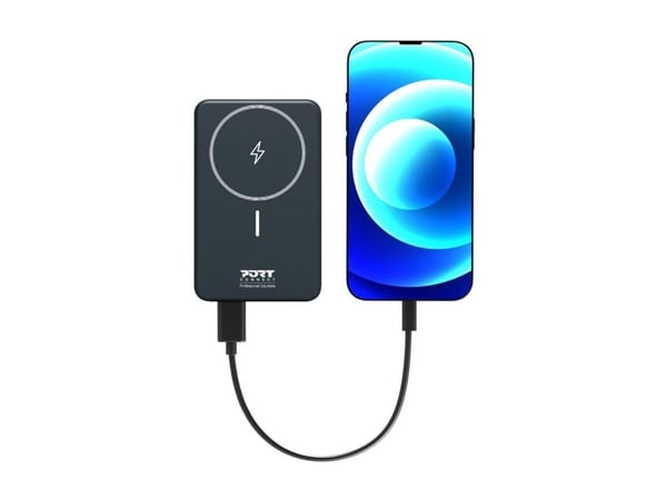 Port Designs 907005, 10000 mAh, Litium polymeeri (LiPo), Power Delivery, Langaton lataaminen, musta