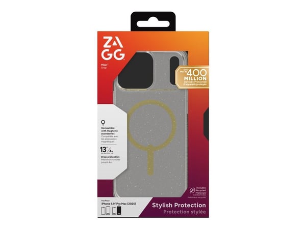 ZAGG Milan Snap, Suojus, Apple, iPhone 17 Pro Max, 17,5 cm (6.9"), Kulta