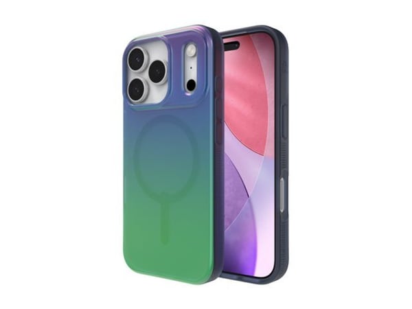 ZAGG Milan Snap - Bagsidecover til mobiltelefon - MagSafe-kompatibilitet - grafen - ravn fjeder - Apple iPhone 17 Pro:lle