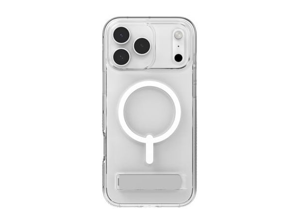 ZAGG Crystal Palace Snap Kickstand, Suojus, Apple, iPhone 17 Pro Max, 17,5 cm (6.9"), Läpinäkyvä