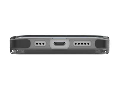 Zagg Santa Cruz Snap - Baksidedeksel for mobiltelefon - med stativ - MagSafe-samsvar - kullsort - for Apple iPhone 17