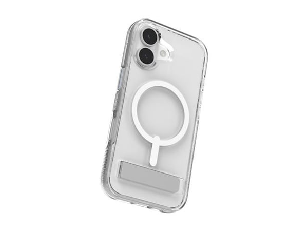 Zagg Crystal Palace Snap - Baksidedeksel for mobiltelefon - MagSafe-samsvar - grafen - blank - for Apple iPhone 17