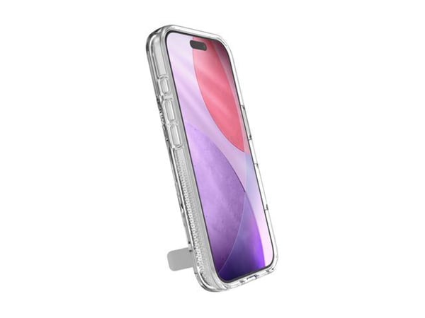 ZAGG Crystal Palace Snap Kickstand (Button Cover), Suojus, Apple, iPhone 17, 16 cm (6.3"), Läpinäkyvä