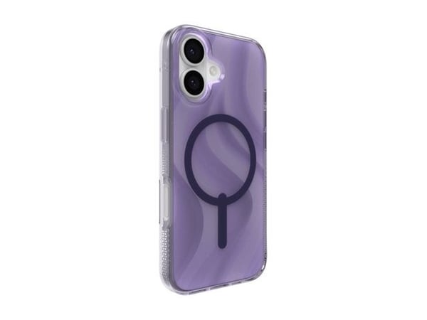 ZAGG Milan Snap - Baksidedeksel for mobiltelefon - MagSafe-samsvar - grafen - glitrende virvel - for Apple iPhone 17