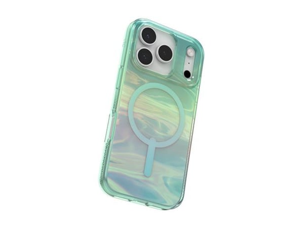 ZAGG Milan Snap - Baksidedeksel for mobiltelefon - MagSafe-samsvar - grafen - iriserende oljesjø - for Apple iPhone 17 Pro