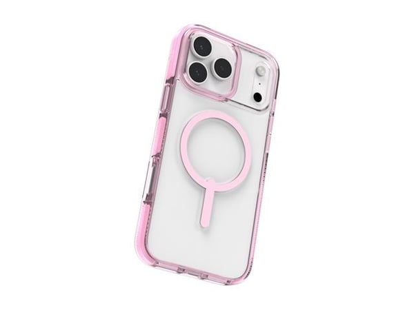 ZAGG Santa Cruz Snap - iPhone 17 Pro Max-etui kompatibelt med MagSafe (rosa sorbet)