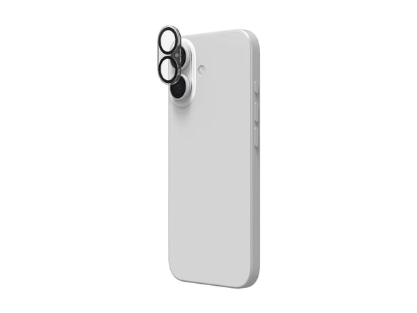 ZAGG InvisibleShield Glass Elite - Linsebeskytter for mobiltelefon - svart - for Apple iPhone 16, 16 Plus, 17