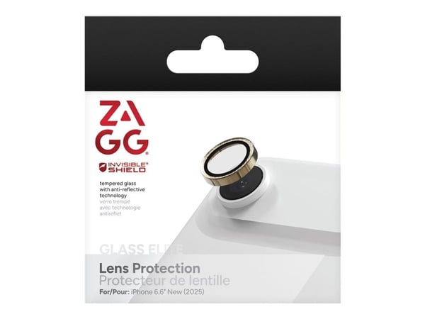 ZAGG InvisibleShield Premium GL - Linsebeskytter for mobiltelefon - gullglans - for Apple iPhone Air