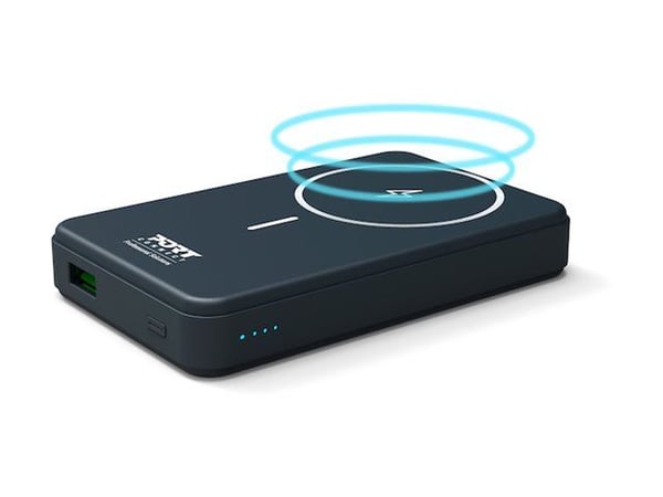 Port Designs 907005, 10000 mAh, Litium polymeeri (LiPo), Power Delivery, Langaton lataaminen, musta
