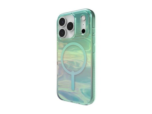 ZAGG Milan Snap - Bagsidecover til mobiltelefon - MagSafe-kompatibilitet - grafen - iriserende olieglans - Apple iPhone 17 Pro:lle