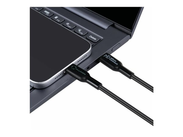 Microconnect ECO-USB3.1CL2, 2 m, Lightning, USB C, Uros, Uros, musta