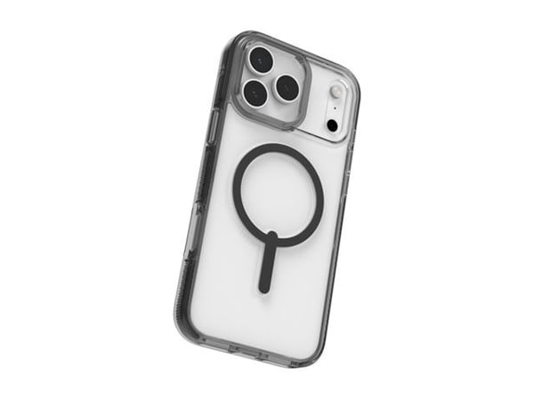 Zagg Santa Cruz Snap - Baksidedeksel for mobiltelefon - MagSafe-samsvar - kullsort - for Apple iPhone 17 Pro Max