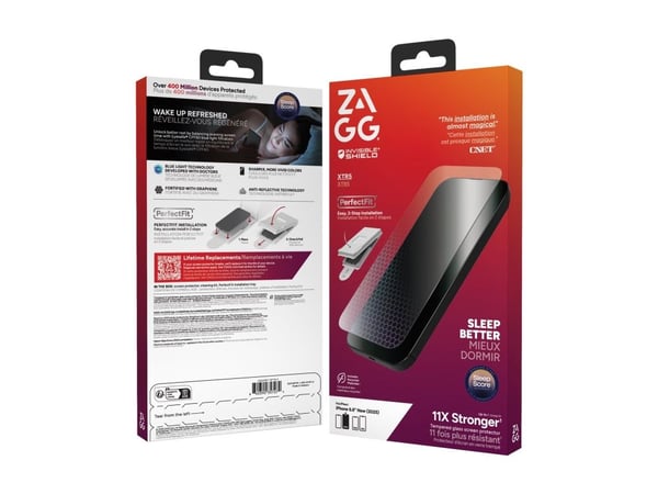 ZAGG InvisibleShield Glass XTR5 - Skjermbeskyttelse for mobiltelefon - for Apple iPhone Air