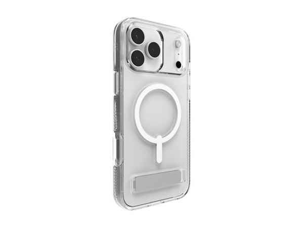 ZAGG Crystal Palace Snap Kickstand, Suojus, Apple, iPhone 17 Pro Max, 17,5 cm (6.9"), Läpinäkyvä