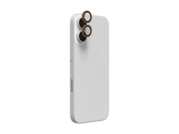 ZAGG InvisibleShield Premium GL - Linsebeskytter for mobiltelefon - oransje - for Apple iPhone 16, 16 Plus, 17