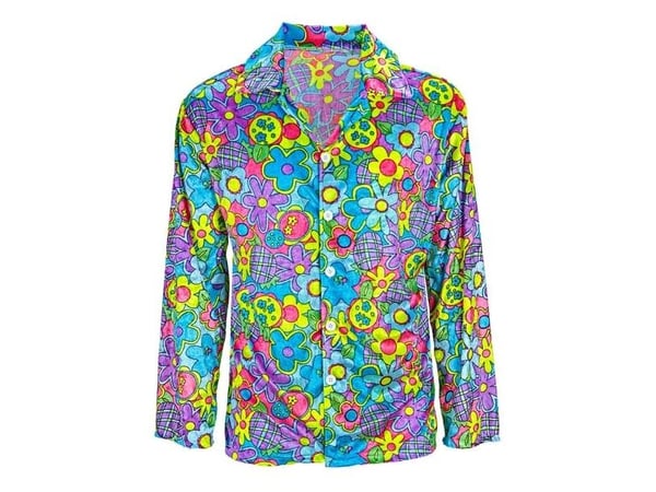 Hippie Flower paita sininen