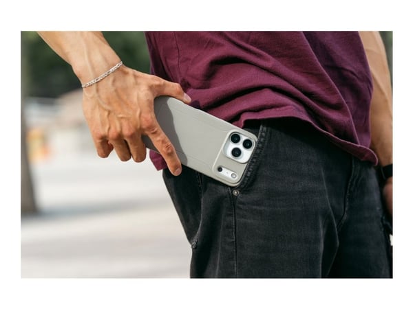 ZAGG Luxe Snap - Matkapuhelimen takakuori - MagSafe-yhteensopivuus - harmaa - Apple iPhone 17 Pro Max -puhelimeen