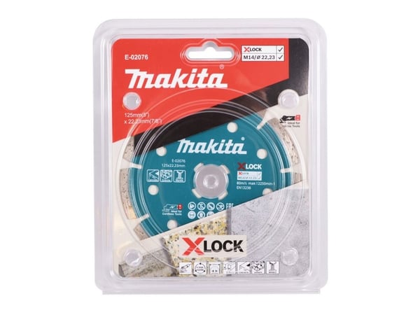 Makita - Diamantskjæreplate - for betong, marmor, granitt - 125 mm - for Makita GA041GM201; XGT GA041GZ