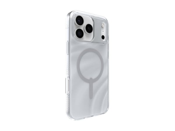 ZAGG Milan Snap - Baksidedeksel for mobiltelefon - MagSafe-samsvar - grafen - snurr glitter - for Apple iPhone 17 Pro Max