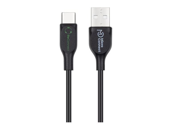 MicroConnect ReConnect - USB-kabel - USB-type A (hann) til 24 pin USB-C (hann) - USB 3.2 Gen 1 - 3 A - 1 m - svart
