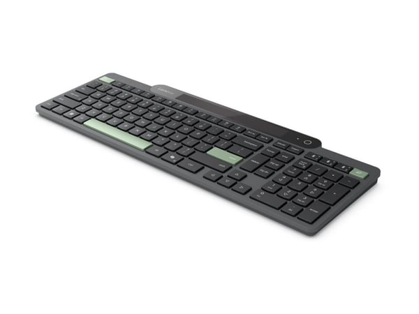 Lenovo - Tastatur - self-charging - trådløs - Bluetooth 5.1 - QWERTY - Nordisk - svart - brun boks
