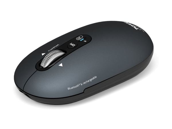 PORT Connect PURE COLOR - Mus - ladbar - høyre- og venstrehåndet - optisk - 5 knapper - trådløs - Bluetooth - skygge