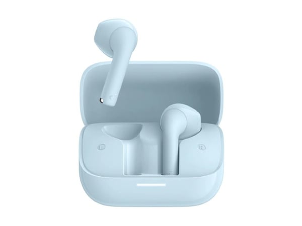 Soundcore K20i - True wireless-hodetelefoner med mikrofon - i øret - Bluetooth - blå