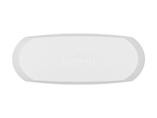 Belkin SoundForm Rhythm - True wireless-hodetelefoner med mikrofon - i øret - Bluetooth - aktiv støydemping - hvit