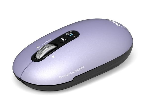 PORT Connect PURE COLOR - Mus - ladbar - høyre- og venstrehåndet - optisk - 5 knapper - trådløs - Bluetooth - iris
