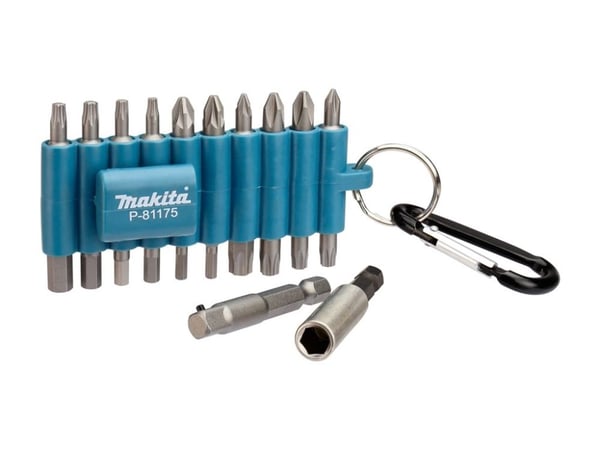 Makita - Spissett for skrutrekker - 22 deler - phillips, pozidriv, torx, hex - lengde: 25 mm