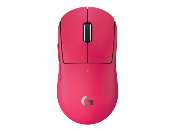 Logitech G PRO X SUPERLIGHT 2C - Mus - 5 knapper - trådløs, kablet - 2.4 GHz, USB - rosa