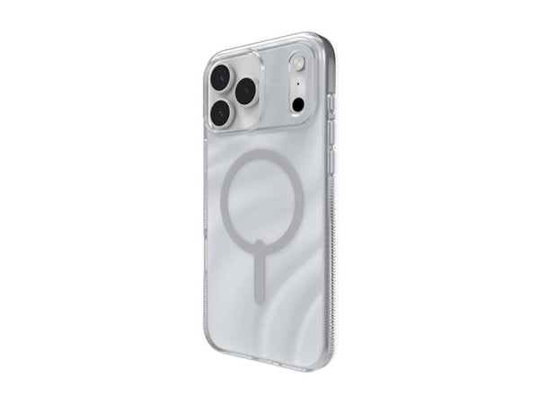 ZAGG Milan Snap - Bagsidecover til mobiltelefon - MagSafe-kompatibilitet - grafen - swirl glitter - for Apple iPhone 17 Pro Max