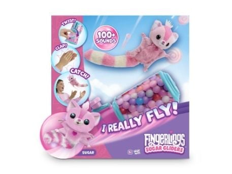 Fingerlings Sugar Glider, interaktiv flygande ekorre-leksak