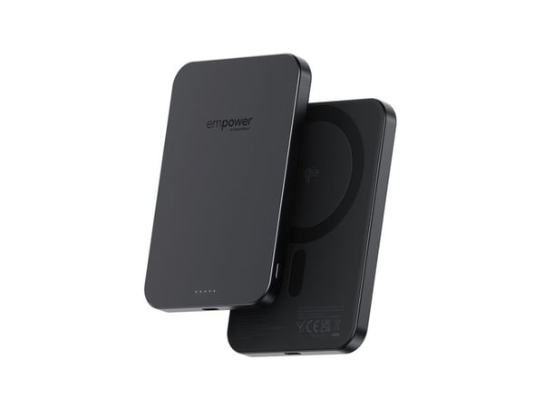 PanzerGlass empower by ® empower Bank | 5000mAh | Space Black, Apple, Apple - iPhone 17/16/15/14/13/12, Qi-älypuhelimet, Airpods Pro Gen 2/3, Airpo...