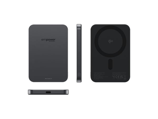PanzerGlass empower™ by ® empower™ Bank | 5000mAh | Space Black, Svart