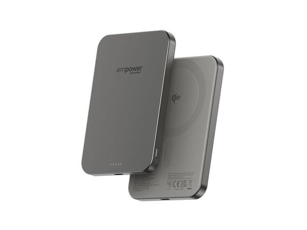 empower by PanzerGlass - Strømbank - 5000 mAh (USB-C) - titan