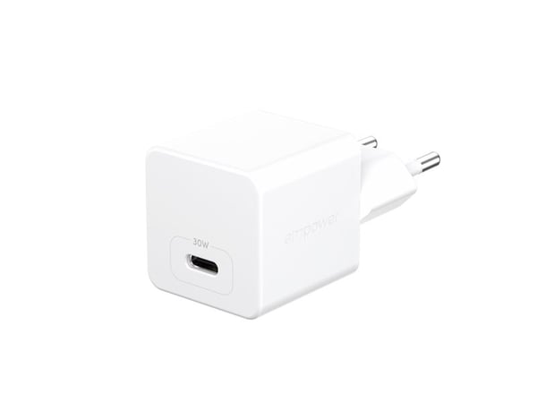 empower by PanzerGlass - Strømadapter - 30 watt - Power Delivery 3.1 (USB-C) - sølvhvit