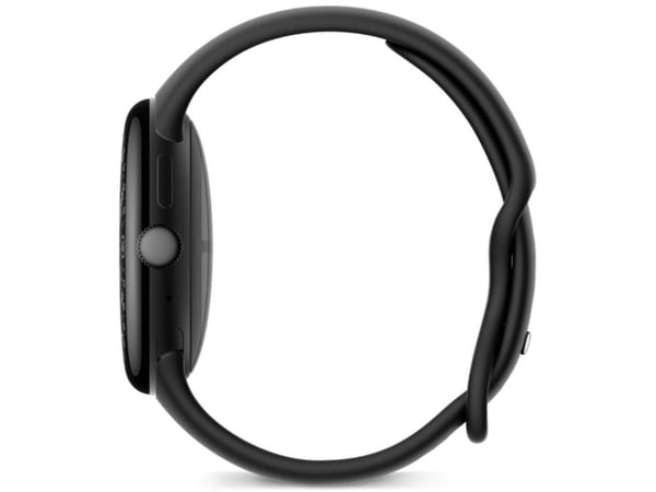 Google Pixel Watch 4 - 45 mm - mattsvart aluminium - smartklokke med aktivt bånd - fluorelastomer med myk berøringsoverflate - obsidian - båndbredd...