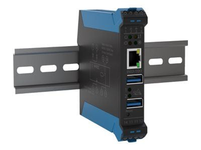 SEH INU-100 - Enhetsserver - 1GbE, USB 3.0 kan monteras på skena