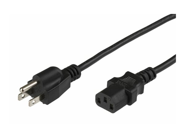 Microconnect PE110405, 0,5 m, C13 liitin, Virtapistoke tyyppi B, 125 V, 15 A