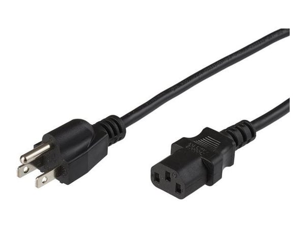 Microconnect PE110405, 0,5 m, C13 liitin, Virtapistoke tyyppi B, 125 V, 15 A