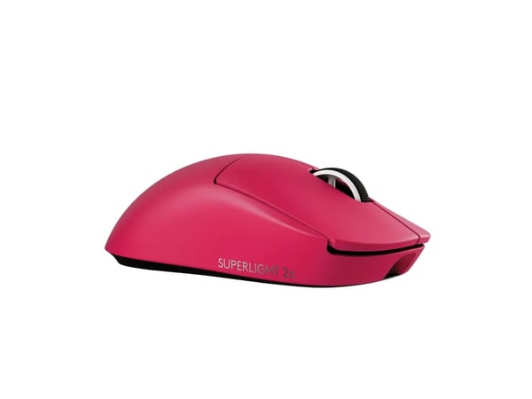 Logitech G PRO X SUPERLIGHT 2C - Mus - 5 knapper - trådløs, kablet - 2.4 GHz, USB - rosa