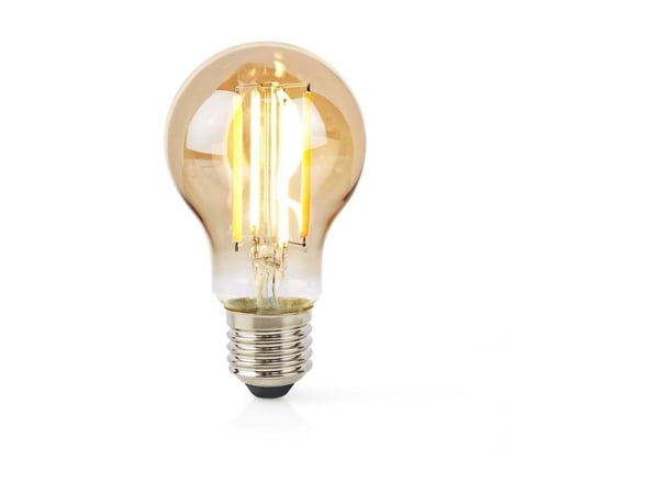 Nedis SmartLife LED-lampa, E27, varmvitt, Wi-Fi, 806 lm
