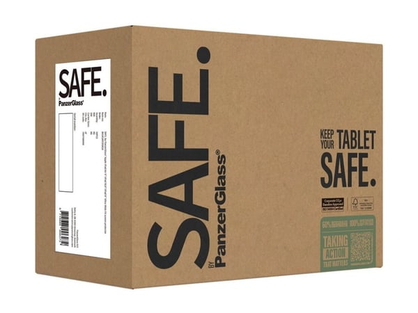 PanzerGlass SAFE. by ® Skjermbeskyttelse Apple iPad Air 11" (2024) | iPad 10,9'''' | Ultra-Wide Fit, polyetylentereftalatfolie (PET), 50 g, 50 stk.
