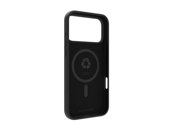 dbramante1928 Monaco - Baksidedeksel for mobiltelefon - MagSafe-samsvar - silikon, plastikk - nattsvart - for Apple iPhone 17 Pro Max