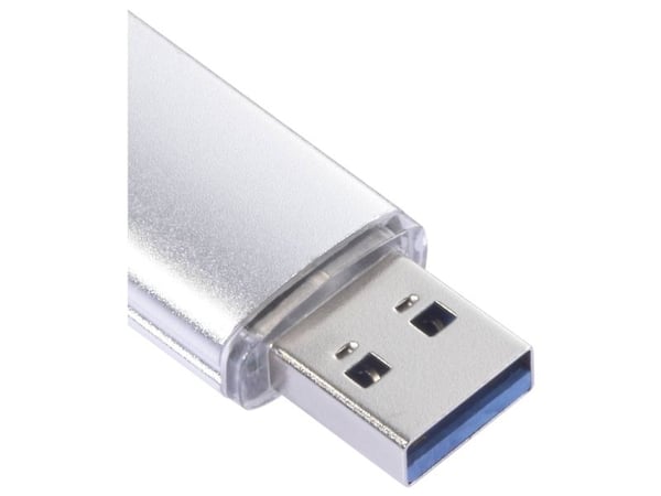 Renkforce RF-USBOS-220 USB-muistitikku 32 Gt hopea RF-6684362 USB-A, USB-C®